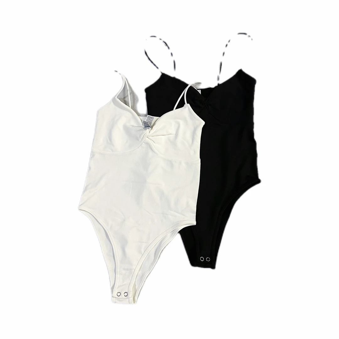 【细肩带连体】外贸Y单欧美健身瑜伽时尚吊带百搭高弹上衣女