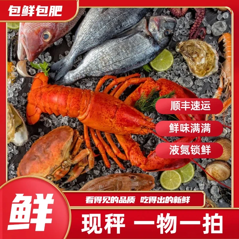 【一 号直播间现场称重 】海鲜组合直播为准净含量50-20000g