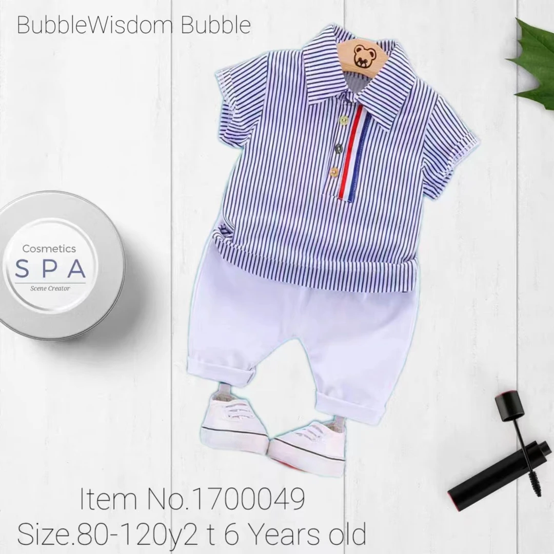 2024男童套装帅气韩版短袖时尚生日礼服婴幼儿童装男宝宝夏装