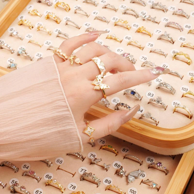 铜合金戒指 高货风格盘戒指小何直播间专属