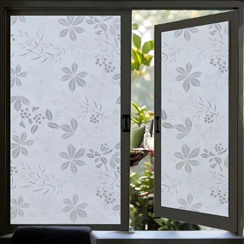 防偷窥透光不透明玻璃贴纸保护隐私磨砂玻璃贴膜卫生间窗户贴纸