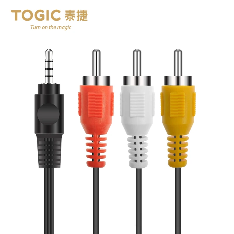 WeBox/泰捷 LN1607001电视盒子一分三av线（不适用WE40）通用高清