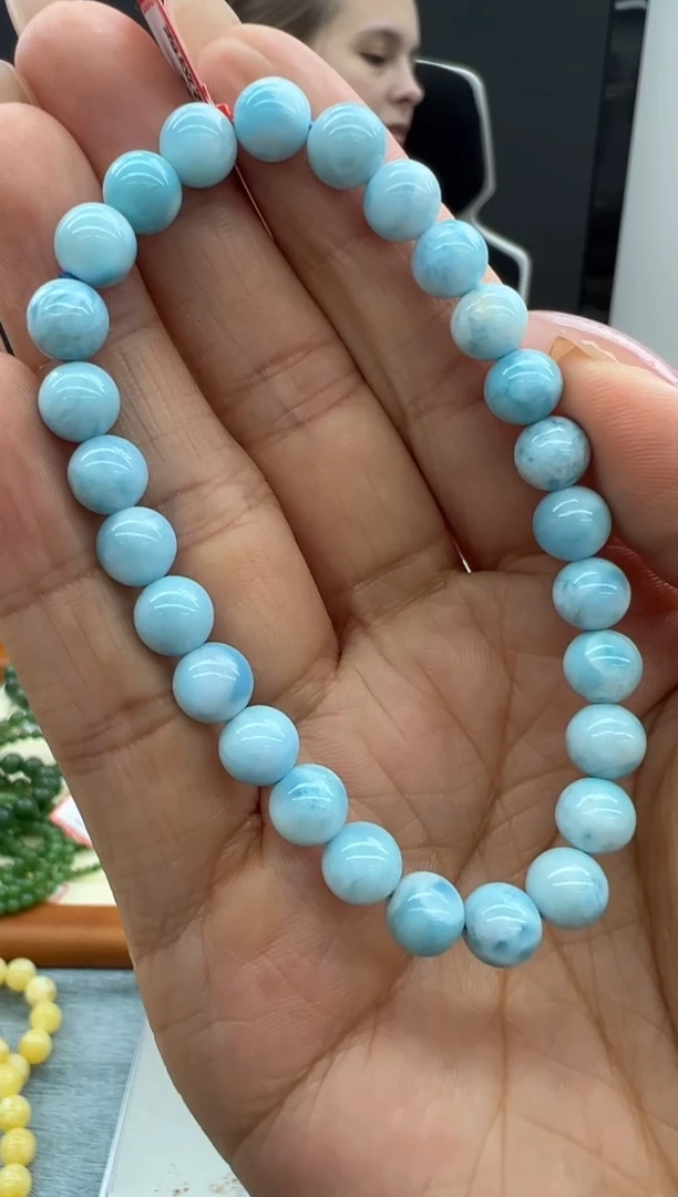 【闪购商品】针钠钙石（海纹石）手串未镶嵌759秒拍号