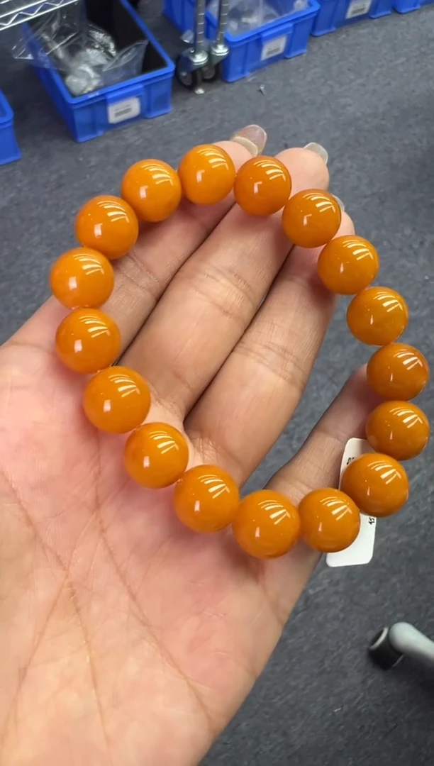 【闪购商品】琥珀手串未镶嵌477秒拍号