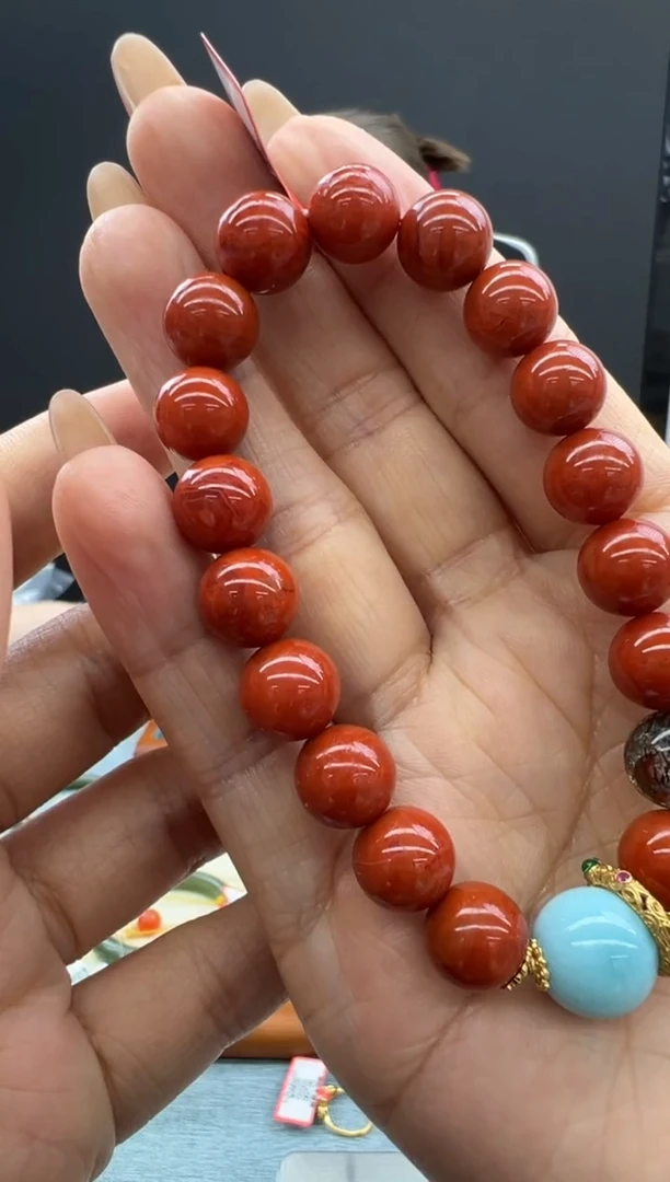 【闪购商品】南红玛瑙手串未镶嵌352秒拍号