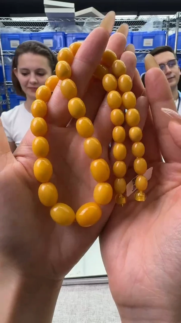 【闪购商品】琥珀颈饰未镶嵌165秒拍号