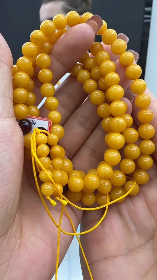 【闪购商品】琥珀颈饰未镶嵌637秒拍号