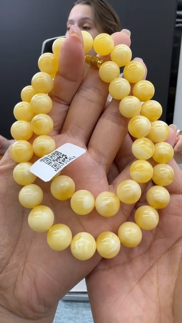 【闪购商品】琥珀颈饰未镶嵌764秒拍号