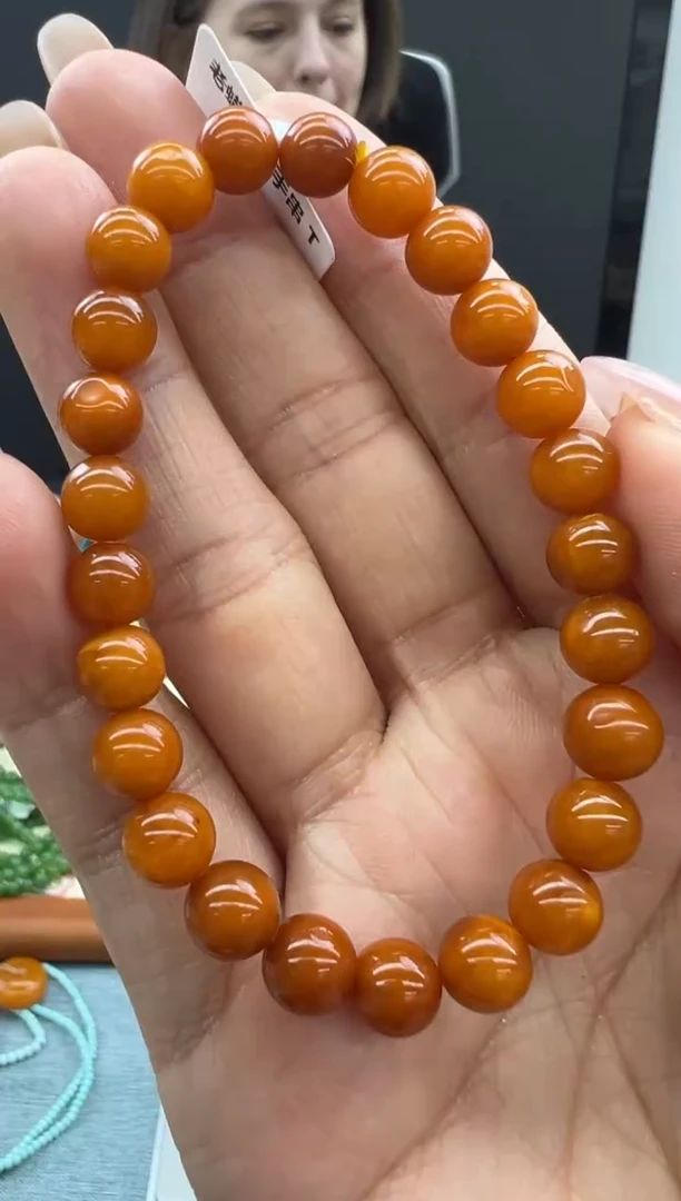 【闪购商品】琥珀手串未镶嵌516秒拍号