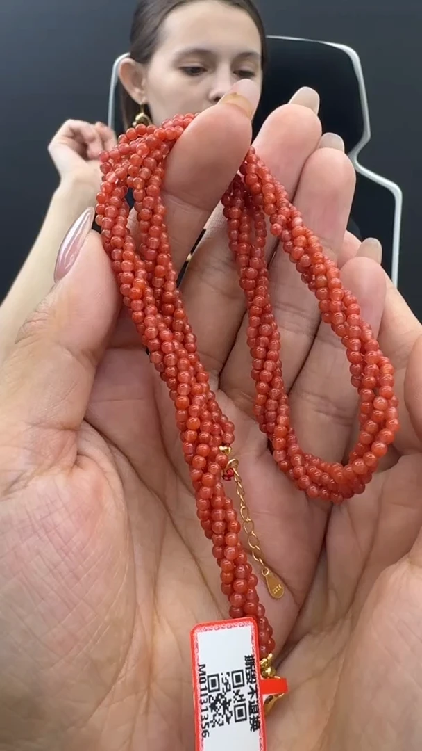 【闪购商品】南红玛瑙颈饰未镶嵌402秒拍号