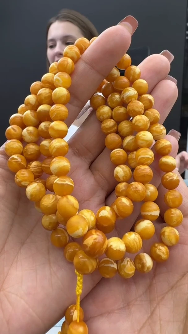 【闪购商品】琥珀颈饰未镶嵌431秒拍号