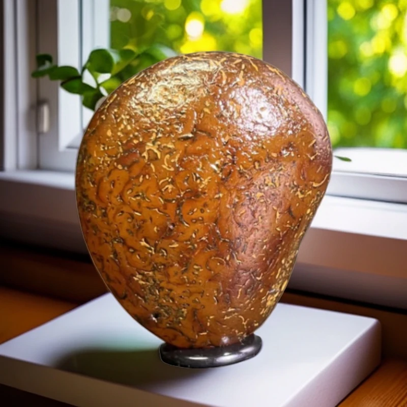 奇石摆件马料原石手持把玩摆件家居办公室原石摆件精品420观景石