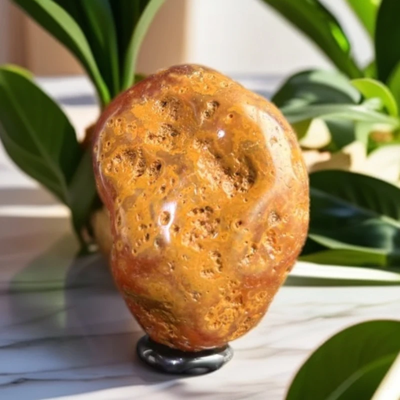 奇石摆件马料原石盆景石手持把玩摆件家居办公室原石摆件精6007