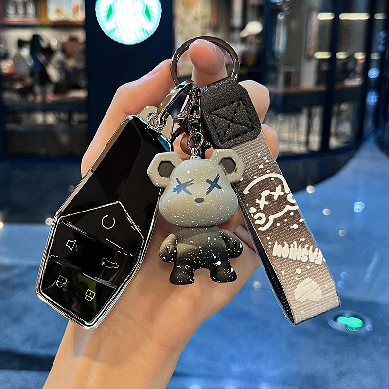 适用名爵23款全新MGONE汽车初创/标准/进阶版男士女钥匙包套扣壳