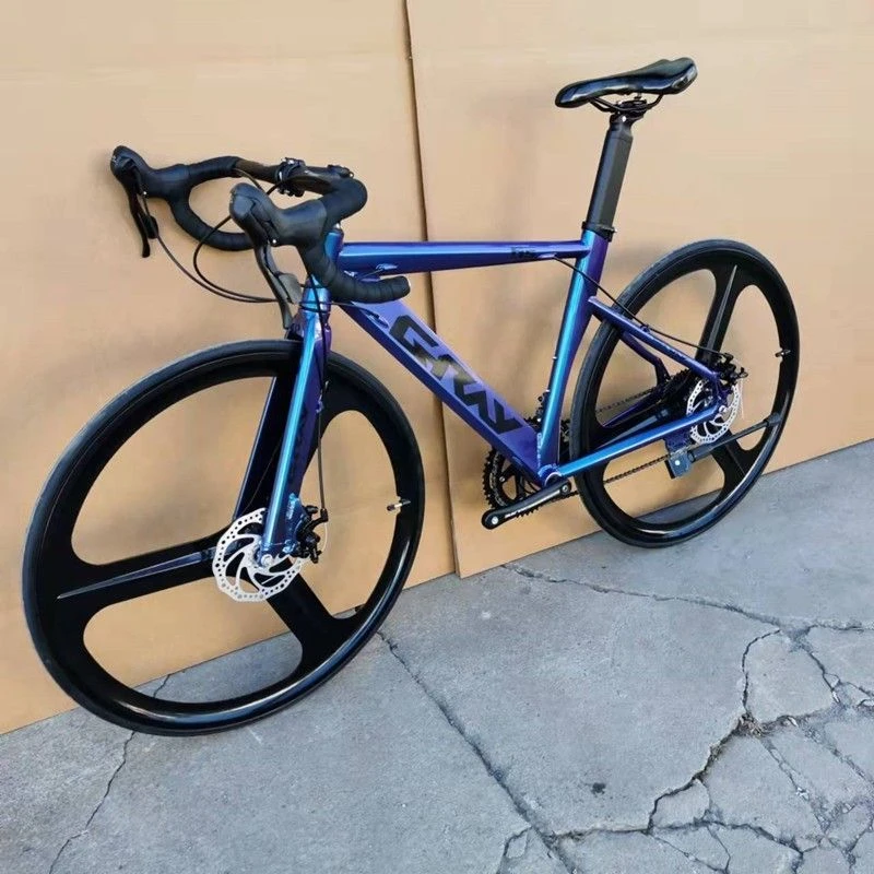 公路自行车20速单车700c变速山地车公路车赛车碟刹成人自行车单车