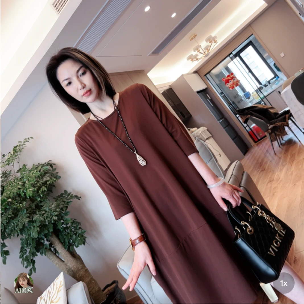 定制欧版潮牌潮流连衣裙42109