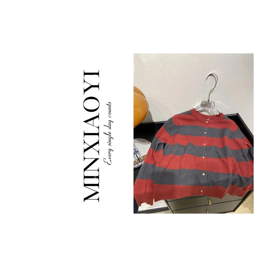 闵笑一【燕麦酥饼】M329&针织衫毛衣上衣女装