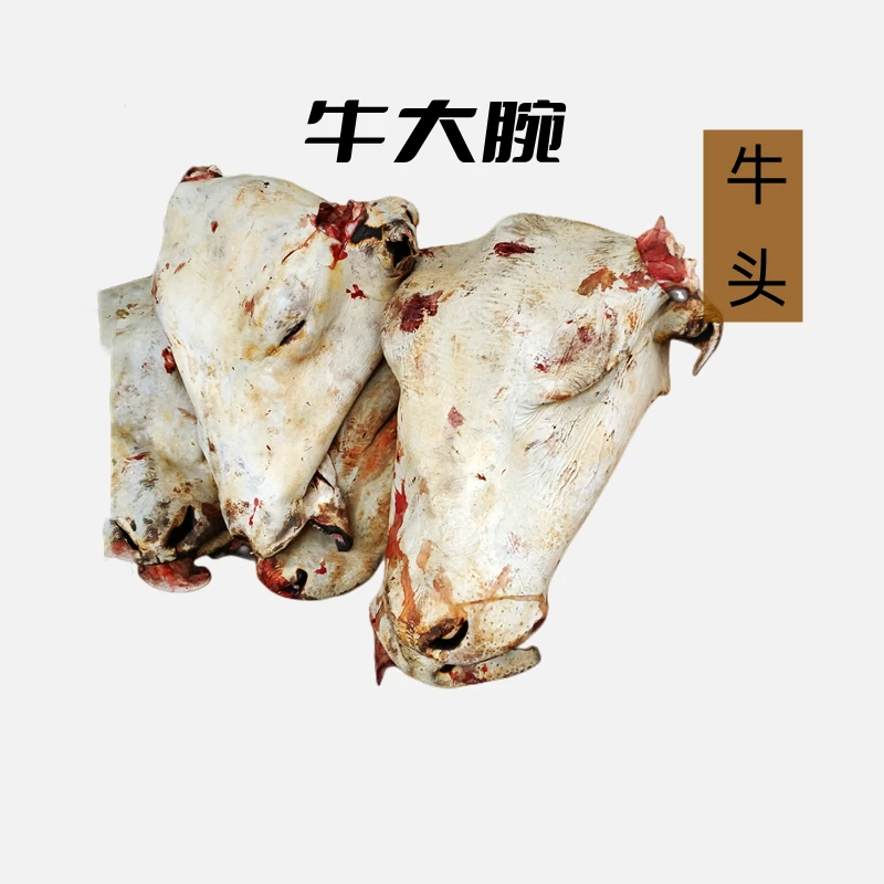 阿坝州散养牦牛（牛头肉）新鲜现切草膘牦牛白切香卤清真凉拌团购