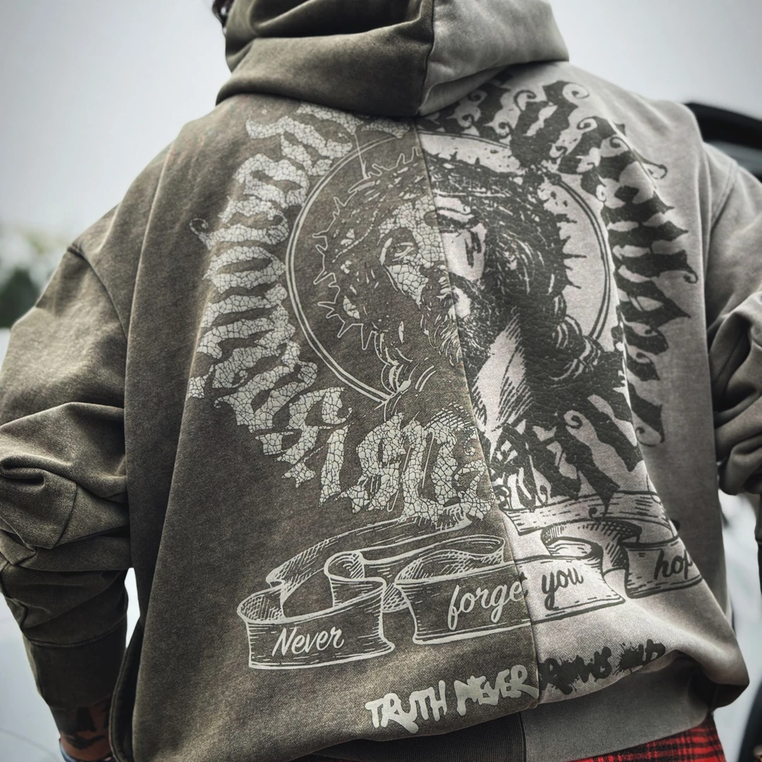 关闭周日 圣徒·降临 帽衫