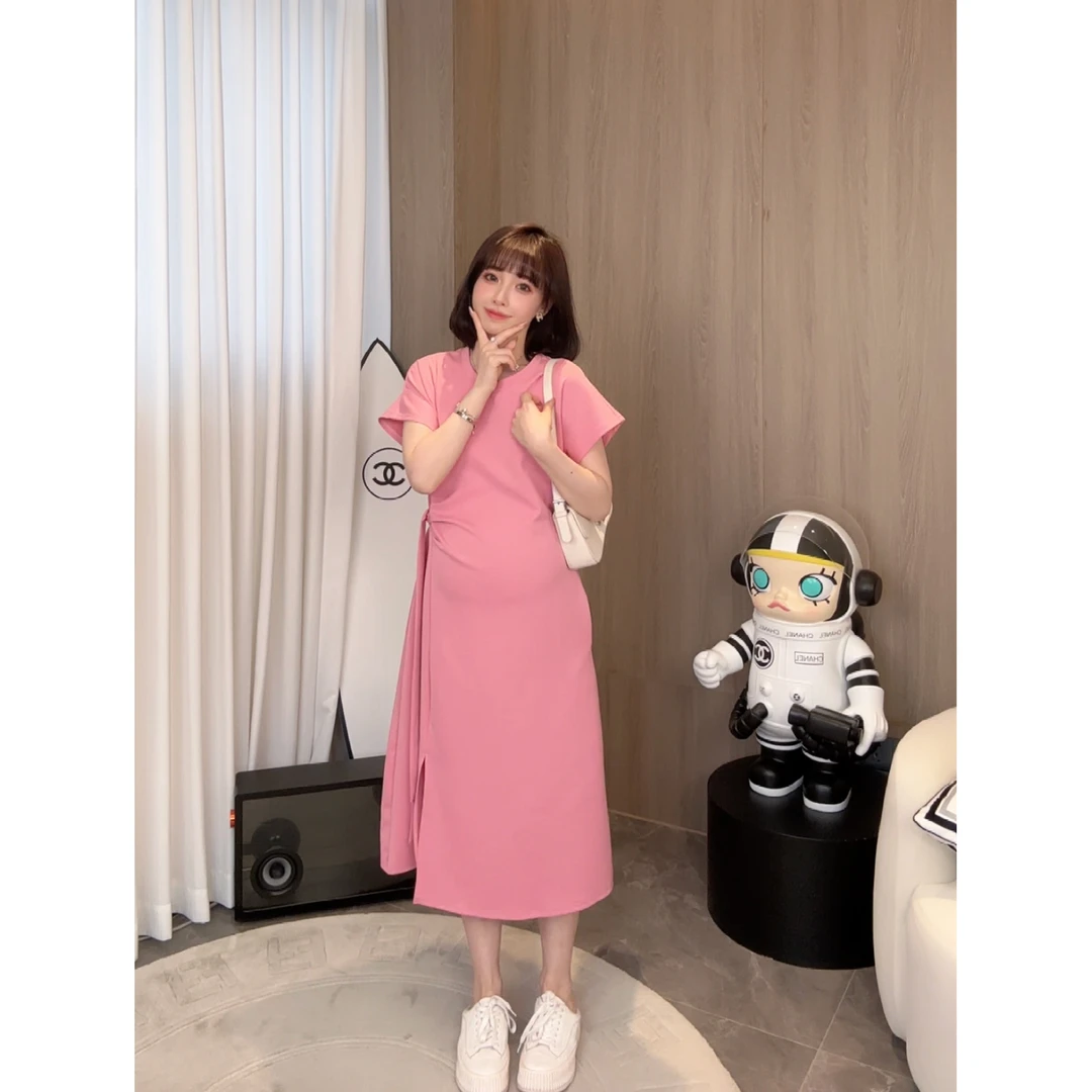 maodan/猫单清仓【多伦简学】娜娜的孕期穿搭/孕妇装中长款连衣裙