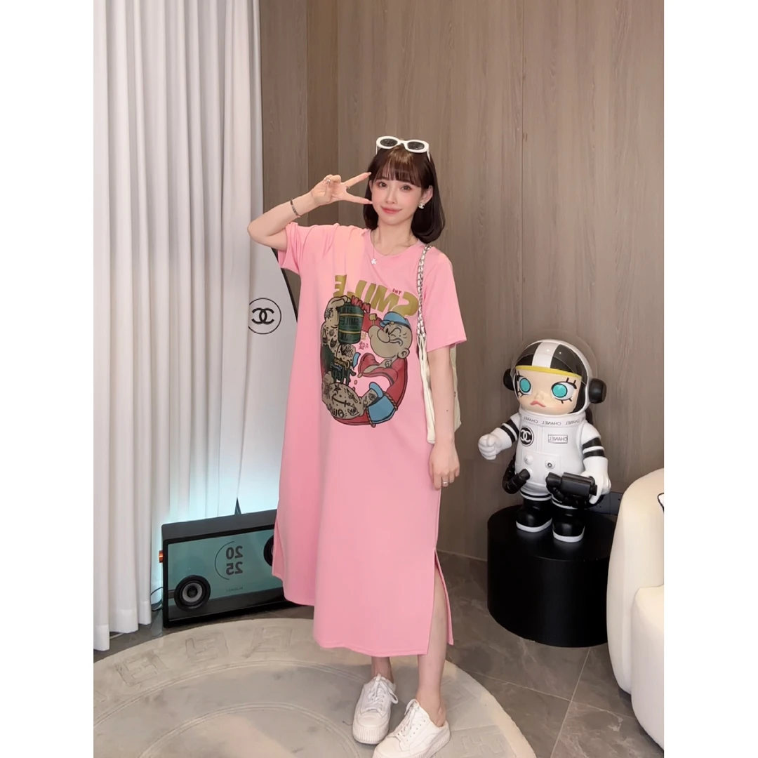 maodan/猫单【大力水手】娜娜的孕期穿搭/孕妇装夏装休闲T恤连衣裙