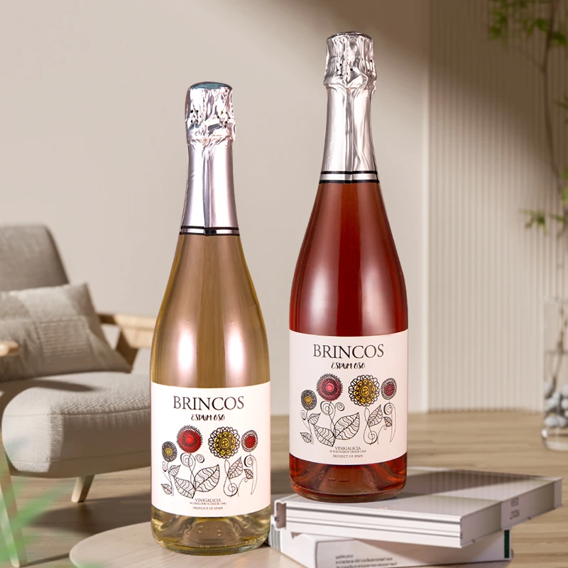 富隆花悦轻舞起泡+轻舞桃红起泡葡萄酒 750ml 2瓶装