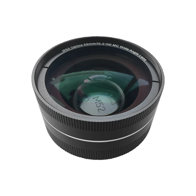 KOMERY52mmR10/X9专用高清长焦微距入门级黑色镜头摄影全景原装