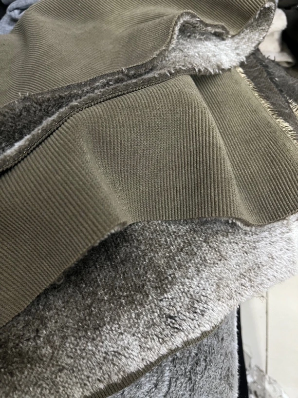 【欧棉绒雪尼尔加厚雪狐绒】冬季厚款摩卡棕 每米克重900克左右