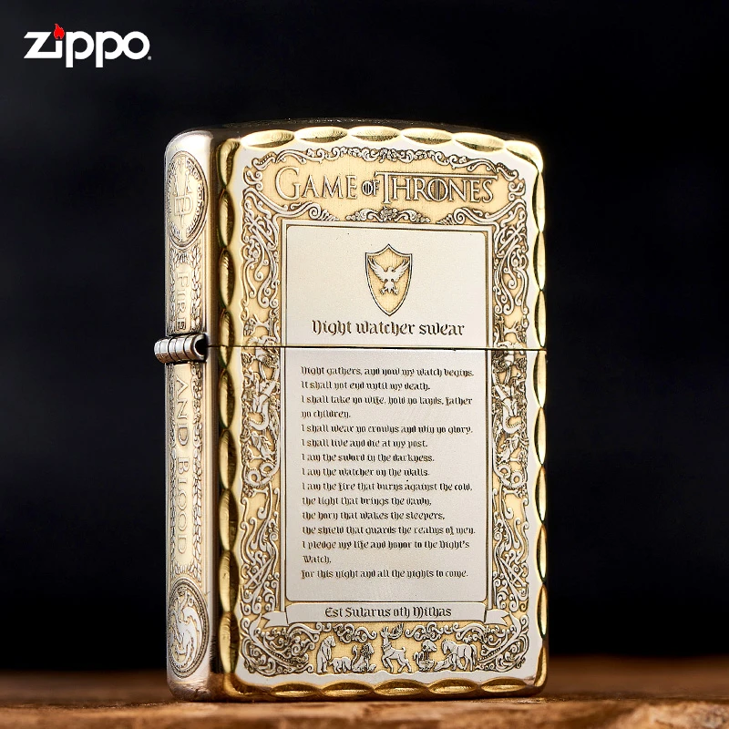 ZIPPO煤油打火机五面金冰双色冰与火之歌康斯坦丁打火机常规男士