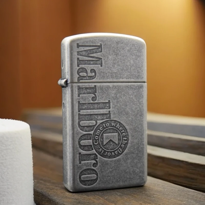 打火机XF窄盔古银万宝路横标DY9920DK