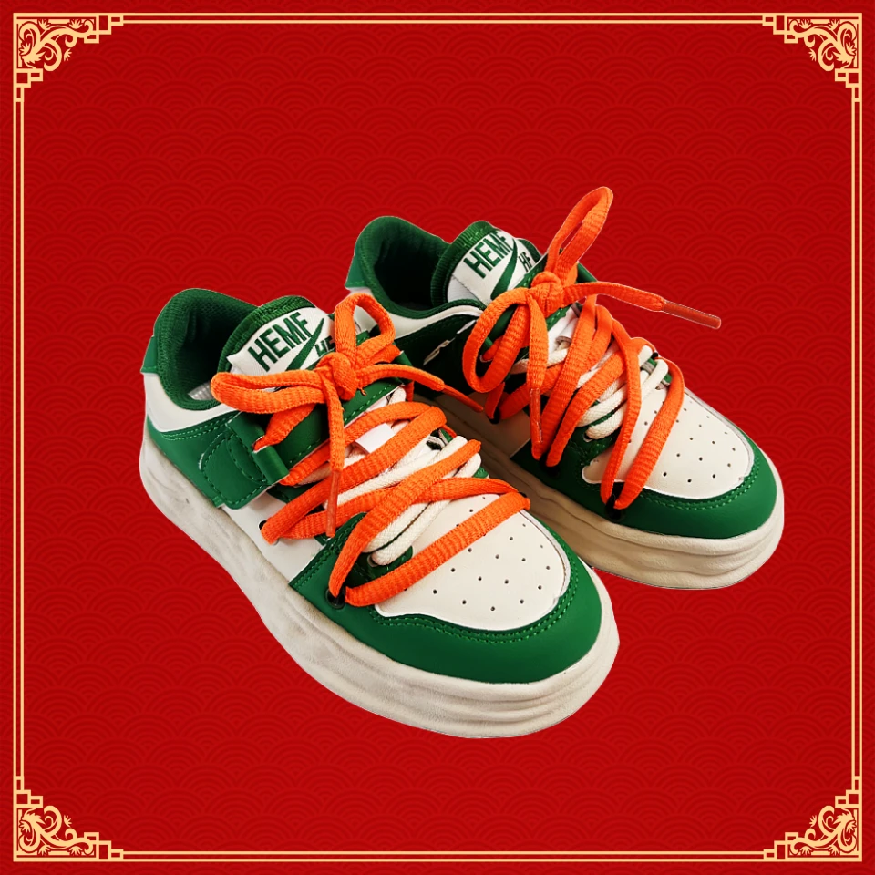 2024年春季新款撞色时尚百搭男女童小众设计师款板鞋