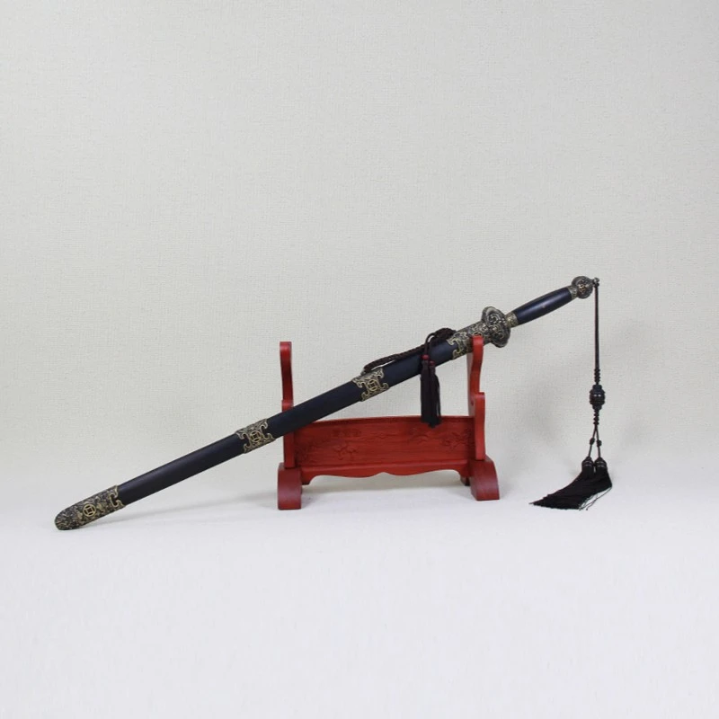 【陈师傅直播】高工金福剑作品龙泉沈广隆宝剑工艺宝剑未开刃