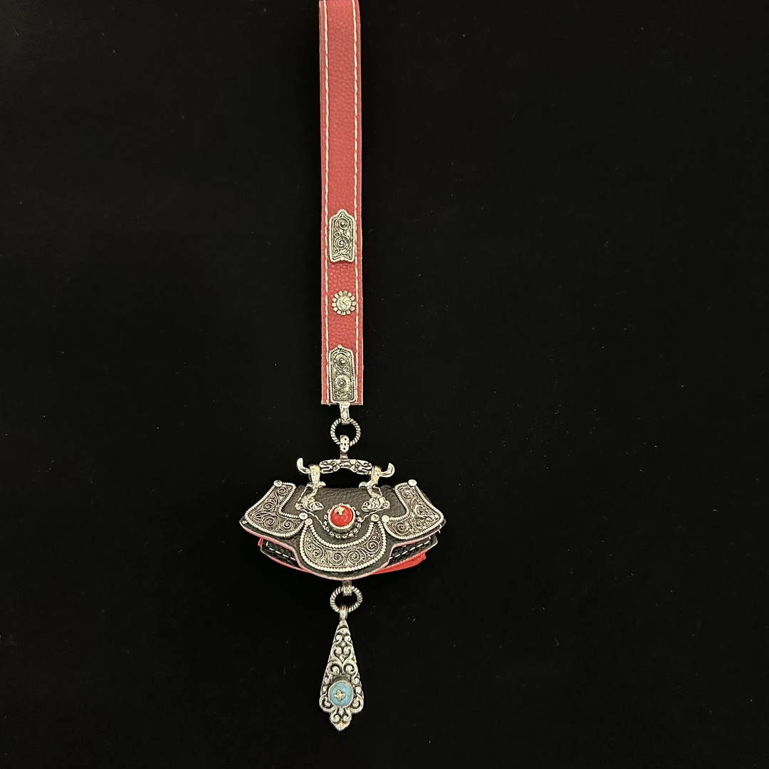 新款小号藏式腰间配饰藏族饰品装藏服配饰合金镀银不掉色