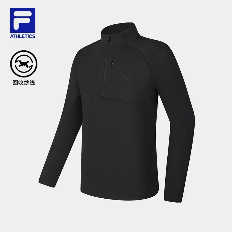 Fila/斐乐年终男款【运动户外半拉链长袖】速干休闲内搭A51M517201F