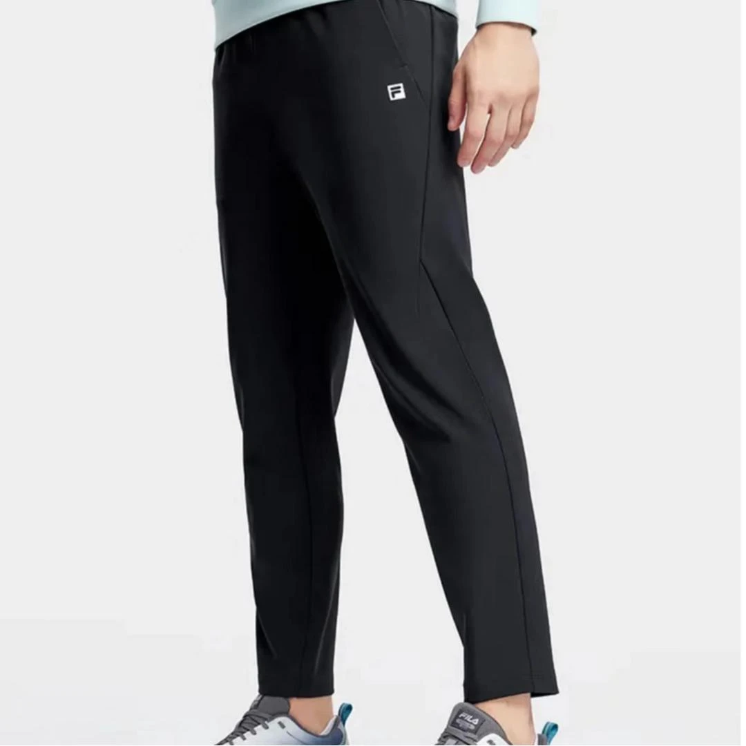 Fila/斐乐春季男裤新款【锦氨平纹弹力】运动健身长裤A51M431604B