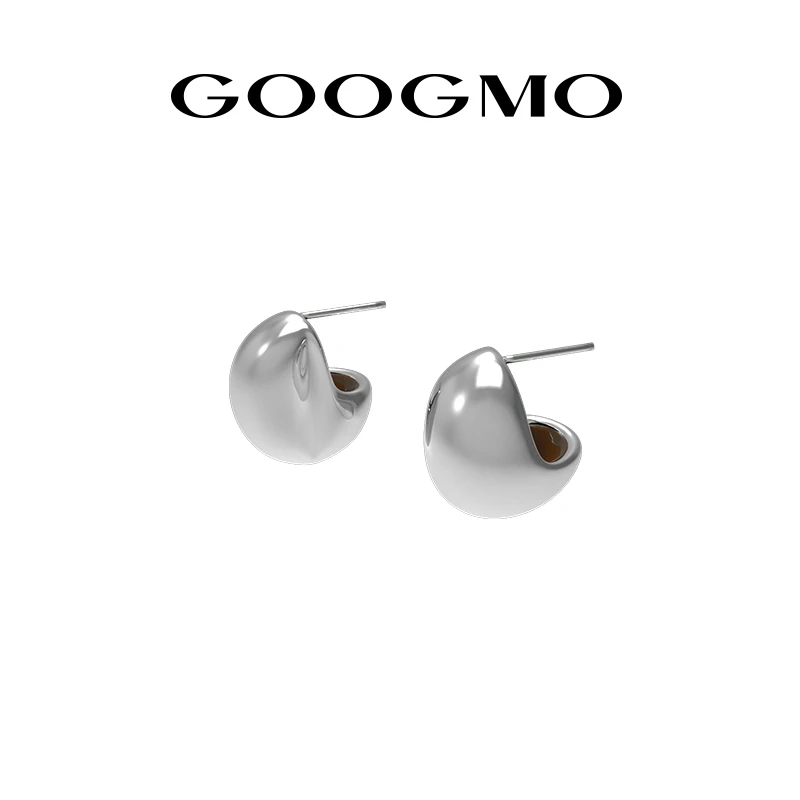 GOOGMO 铜合金珐琅耳饰  【于文文同款】咖啡豆系列耳钉