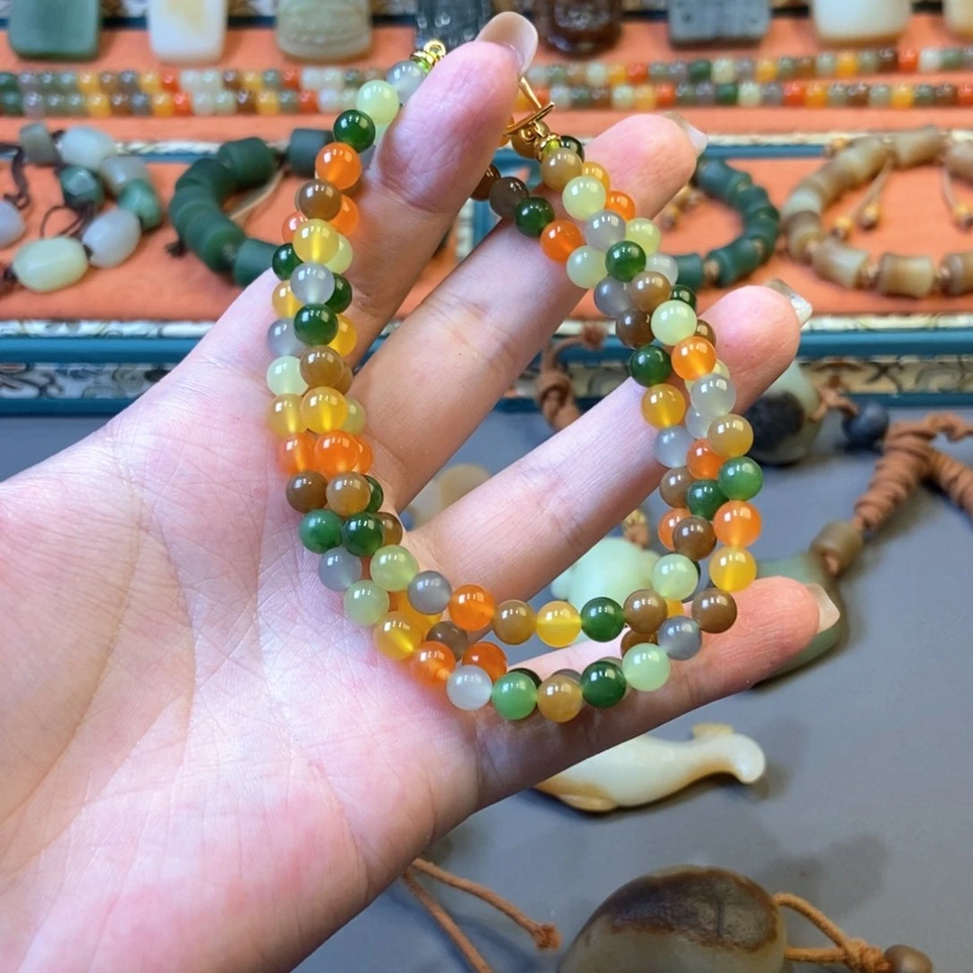 和田玉颈饰未镶嵌