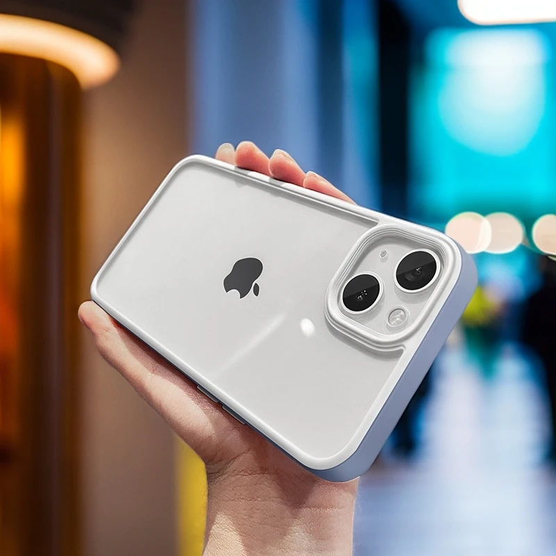 适用iPhone15手机壳透明防摔苹果11/12/13/14promax超薄xs保护套