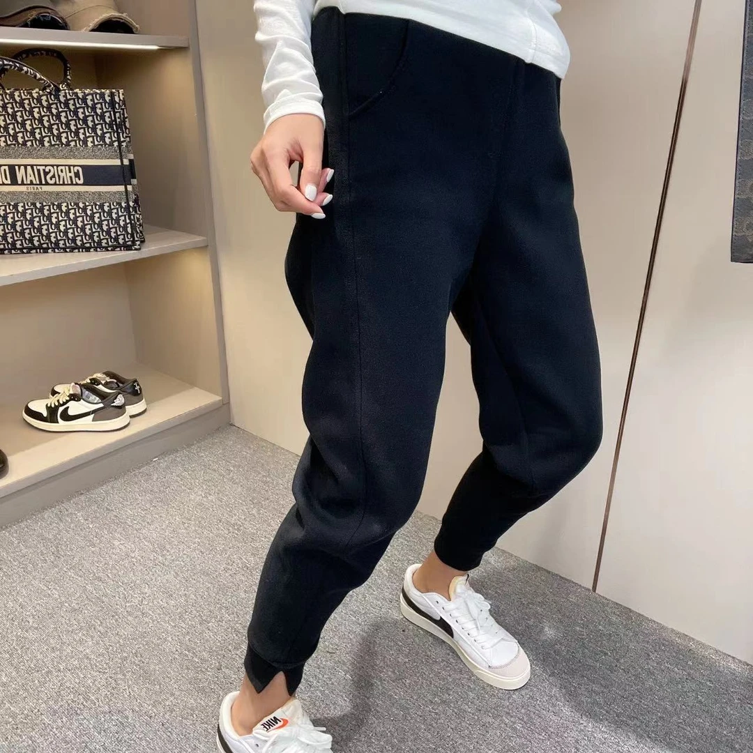 【女款】秋款秋冬百搭新款显瘦时尚韩版休闲裤萝卜裤