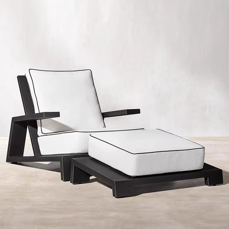 户外沙发庭院单人酒店民宿露天防水室外花园露台休闲铝合金椅组合