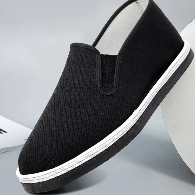 防火星劳保电焊工作男士老年鞋布鞋黑色春夏耐磨夏季老北京布鞋