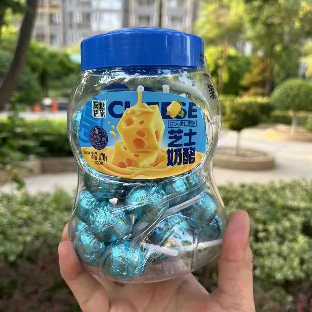 多种口味棒棒糖硬糖高颜值小零食糖果罐装30支包邮