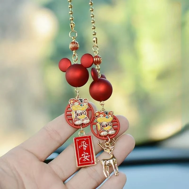 车载挂件十二生肖挂件车后视镜车挂饰新款汽车挂件