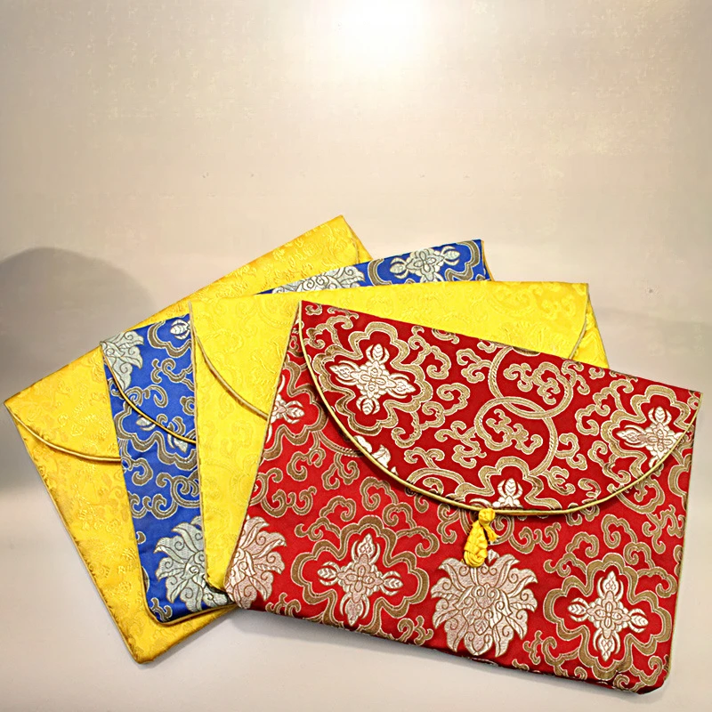 首饰袋 24*34尺寸手工复古中式古风书袋高档收纳袋专用书袋