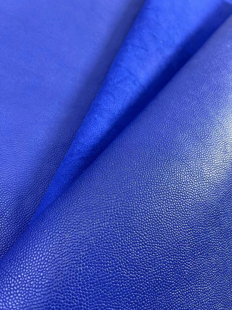 头层牛皮意大利进口三飞鹿牛皮经典鱼子酱球纹用于手工皮具