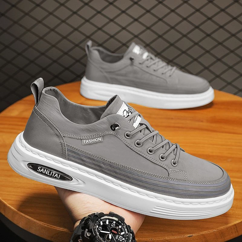 秋季新款特大码男鞋45休闲运动帆布鞋46加肥加宽47透气舒适48板鞋