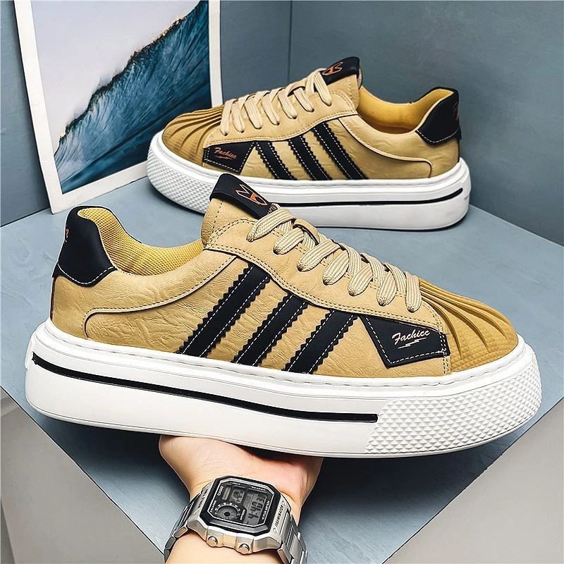 2025新款特大码男鞋45贝壳头小白鞋46休闲运动鞋47加肥加宽板鞋48