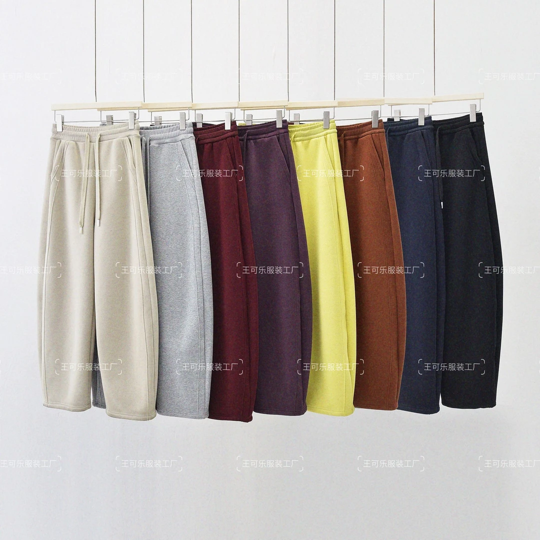 【清仓福利“温泉”撸猫裤】秋冬纯色加绒新款高腰宽松显瘦撸猫裤