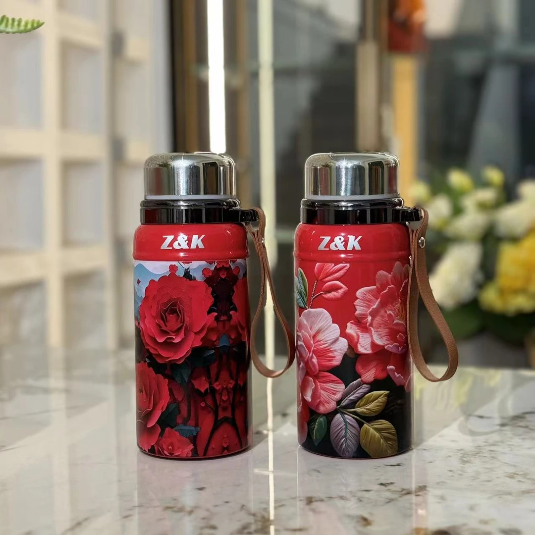 【晶晶补贴专属】潮牌ZK国风爵士提手保温杯不锈钢便携大容量水杯