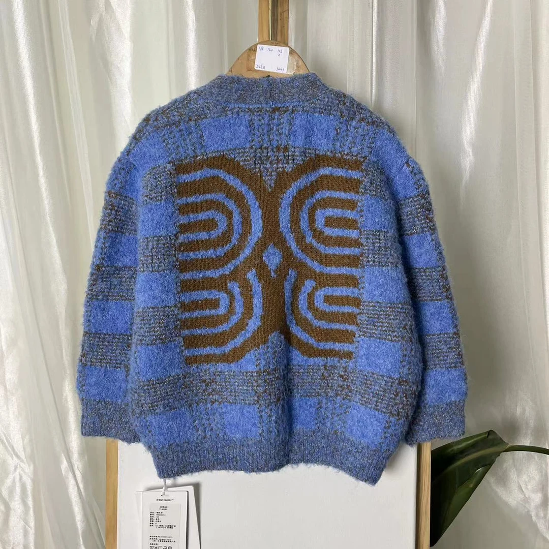 104蓝色毛衣 无吊2441